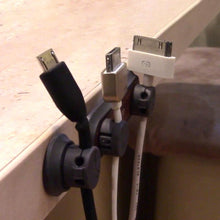 Cargar imagen en el visor de la galería, Clip Magnético Base de Escritorio Multi Usos Cables