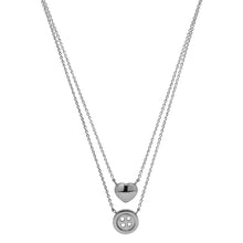 Cargar imagen en el visor de la galería, Juego de Collar Dije Botón Corazón Brazalete y Aretes Corazón Acero Inoxidable