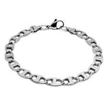 Cargar imagen en el visor de la galería, Juego de  Collar De La Suerte Anillo y Pulsera de Eslabones Acero Inoxidable