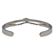 Cargar imagen en el visor de la galería, Juego de Collar Dije Botón Corazón Brazalete y Aretes Corazón Acero Inoxidable