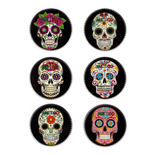 Cargar imagen en el visor de la galería, 6 Espejos Artesanales Diseños Varios Calaveras