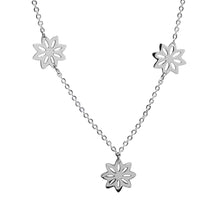 Cargar imagen en el visor de la galería, Juego Collar y Pulsera Margaritas Flores Acero Inoxidable