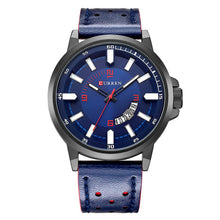 Cargar imagen en el visor de la galería, Reloj CURREN Casual Moderno Fechador Caballero Azul Marino