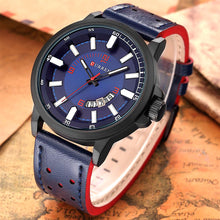 Cargar imagen en el visor de la galería, Reloj CURREN Casual Moderno Fechador Caballero Azul Marino