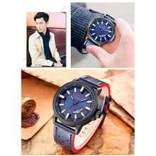 Cargar imagen en el visor de la galería, Reloj CURREN Casual Moderno Fechador Caballero Azul Marino