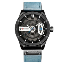 Cargar imagen en el visor de la galería, Reloj CURREN Futury Deportivo Caballero Fechador Azul Negro