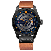 Cargar imagen en el visor de la galería, Reloj CURREN Futury Deportivo Caballero Fechador Camel Negro