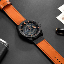 Cargar imagen en el visor de la galería, Reloj CURREN Futury Deportivo Caballero Fechador Camel Negro