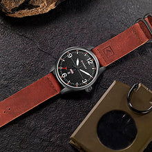 Cargar imagen en el visor de la galería, Reloj CURREN Casual y Moderno Caballero Con Fechador Café Negro
