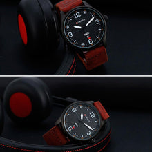 Cargar imagen en el visor de la galería, Reloj CURREN Casual y Moderno Caballero Con Fechador Café Negro
