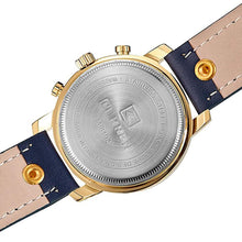 Cargar imagen en el visor de la galería, Reloj CURREN LION Deportivo Elegante Análogo Fechador Azul