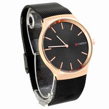Cargar imagen en el visor de la galería, Reloj CURREN Scud Minimalista Análogo Elegante Ergonómico Negro