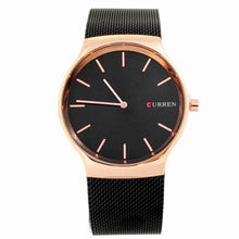Cargar imagen en el visor de la galería, Reloj CURREN Scud Minimalista Análogo Elegante Ergonómico Negro