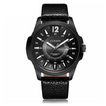 Cargar imagen en el visor de la galería, Reloj CURREN PACE Casual Análogo Fechador Piel Sintética Negro