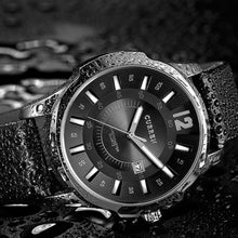 Cargar imagen en el visor de la galería, Reloj CURREN PACE Casual Análogo Fechador Piel Sintética Negro