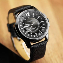 Cargar imagen en el visor de la galería, Reloj CURREN PACE Casual Análogo Fechador Piel Sintética Negro