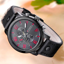 Cargar imagen en el visor de la galería, Reloj CURREN LION Deportivo Elegante Análogo Fechador Negro