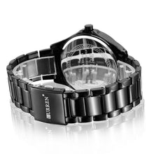 Cargar imagen en el visor de la galería, Reloj CURREN Deportivo Casual Análogo Ergonómico con Fechador Negro