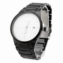 Cargar imagen en el visor de la galería, Reloj CURREN Clásico Correa de Metal Movimiento de Cuarzo Negro