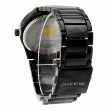 Cargar imagen en el visor de la galería, Reloj CURREN Clásico Correa de Metal Movimiento de Cuarzo Negro