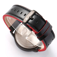 Cargar imagen en el visor de la galería, Reloj CURREN Análogo Casual con Fechador Caballero Negro- Rojo