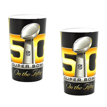 Cargar imagen en el visor de la galería, 2 Vasos Colección NFL Súper Bowl 50