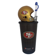 Cargar imagen en el visor de la galería, 2 Vasos con Casco Nfl Colección San Francisco 49ers