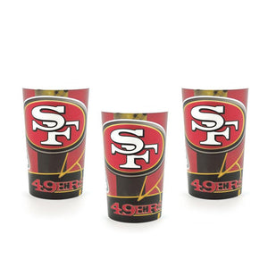 3 Vasos Colección NFL San Francisco 49ers