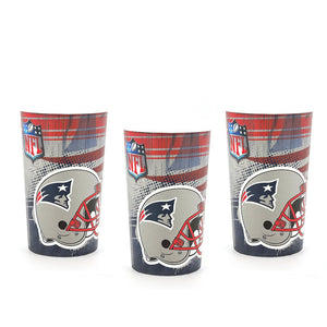 3 Vasos Colección NFL Patriotas New England Patriots