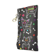 Cargar imagen en el visor de la galería, Porta Celular Funda Estuche Perro Gato Calaverita Benik