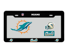 Cargar imagen en el visor de la galería, Porta Placa NFL Colección Miami Dolphins Delfines