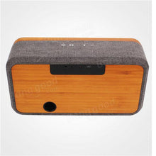 Cargar imagen en el visor de la galería, Bocina Bluetooth Inalámbrica Altavoz de Bambú Portátil