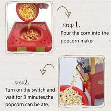 Cargar imagen en el visor de la galería, Máquina Retro Eléctrica Popcorn Maker Popper