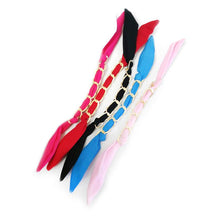 Cargar imagen en el visor de la galería, 12 Bandas Listón Pulsera Flexible de Alambre con Cadena