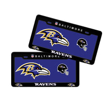 Cargar imagen en el visor de la galería, Porta Placa NFL Colección Baltimore Ravens Cuervos