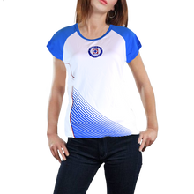 Cargar imagen en el visor de la galería, Playera Blusa del Equipo de Fútbol Cruz Azul para Mujer