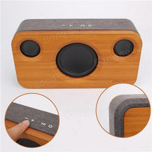Cargar imagen en el visor de la galería, Bocina Bluetooth Inalámbrica Altavoz de Bambú Portátil