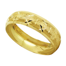 Cargar imagen en el visor de la galería, Anillo Argolla de Matrimonio LLuvia de Estrellas Oro 10k