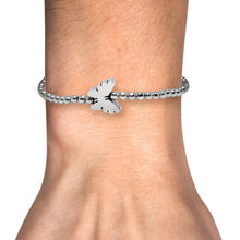 Cargar imagen en el visor de la galería, Pulsera Con Mariposa Acero Inoxidable Dama