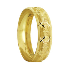 Cargar imagen en el visor de la galería, Anillo Argolla de Matrimonio LLuvia de Estrellas Oro 10k