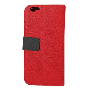 Funda Tipo Cartera Roja para Celular Iphone 5