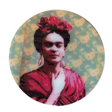 Cargar imagen en el visor de la galería, Porta vasos Imanes MDF Fridas Diseños 4 piezas