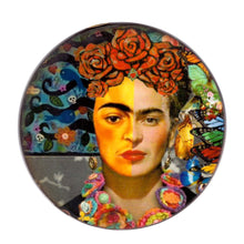 Cargar imagen en el visor de la galería, Porta vasos Imanes MDF Fridas Diseños 4 piezas