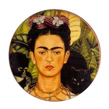 Cargar imagen en el visor de la galería, Porta vasos Imanes MDF Fridas 4 piezas